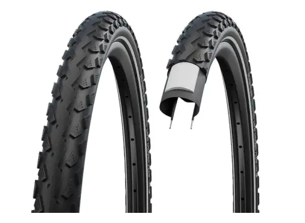 Schwalbe Land Cruiser Plus E25 trekkingowa opona drutowana Reflex 47-622 - z koła
