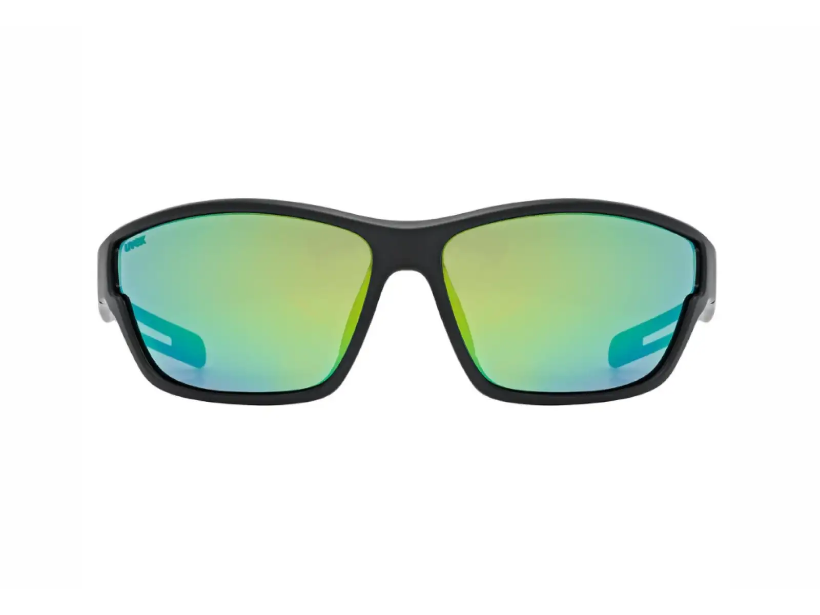 Uvex Sportstyle 806 okulary Black Matt/Mirror Green