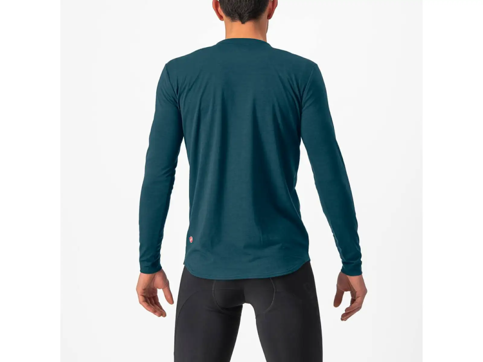 Castelli Unlimited Merino męska koszulka z długim rękawem deep teal