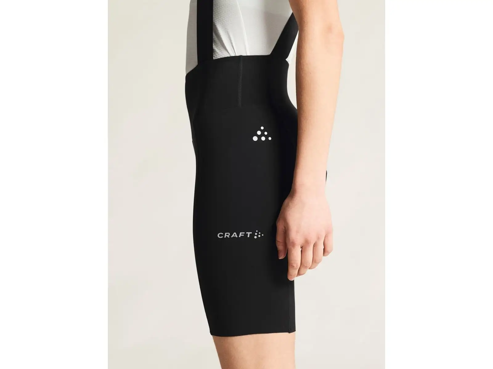 Craft Endur Bib C2 damskie spodenki z wkładką czarna