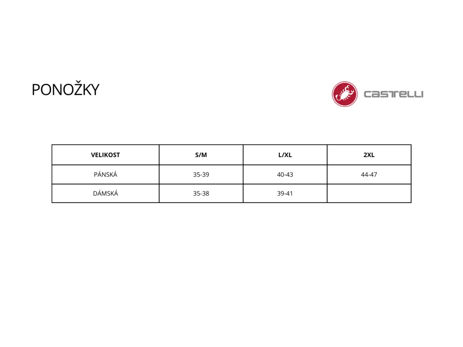 Castelli Distanza 20 skarpety Black