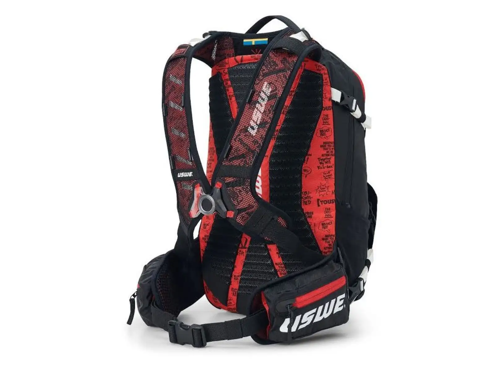 USWE Flow plecak 25l Black/red