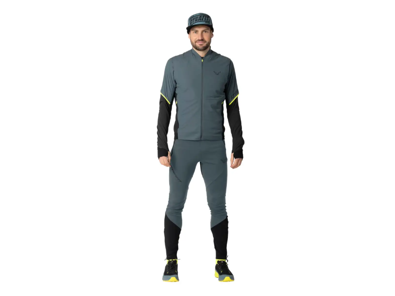 Dynafit Alpine Hybrid męskie spodnie do biegania Cinder