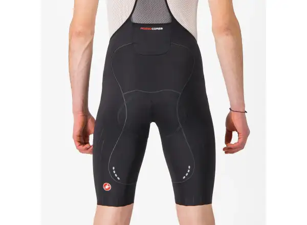 Castelli Free Aero Race męskie spodenki z wkładką i szelkami Black