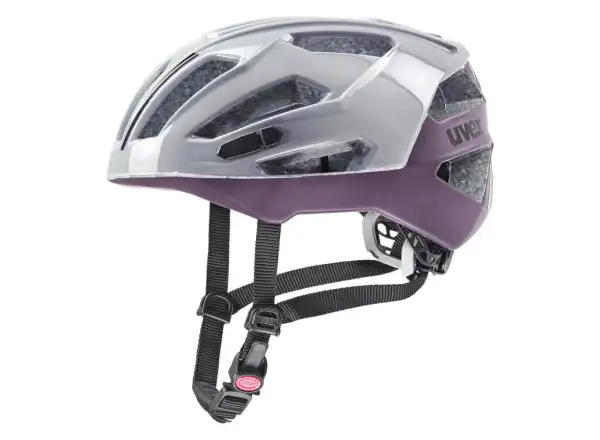 Uvex Gravel X kask Rhino/Plum