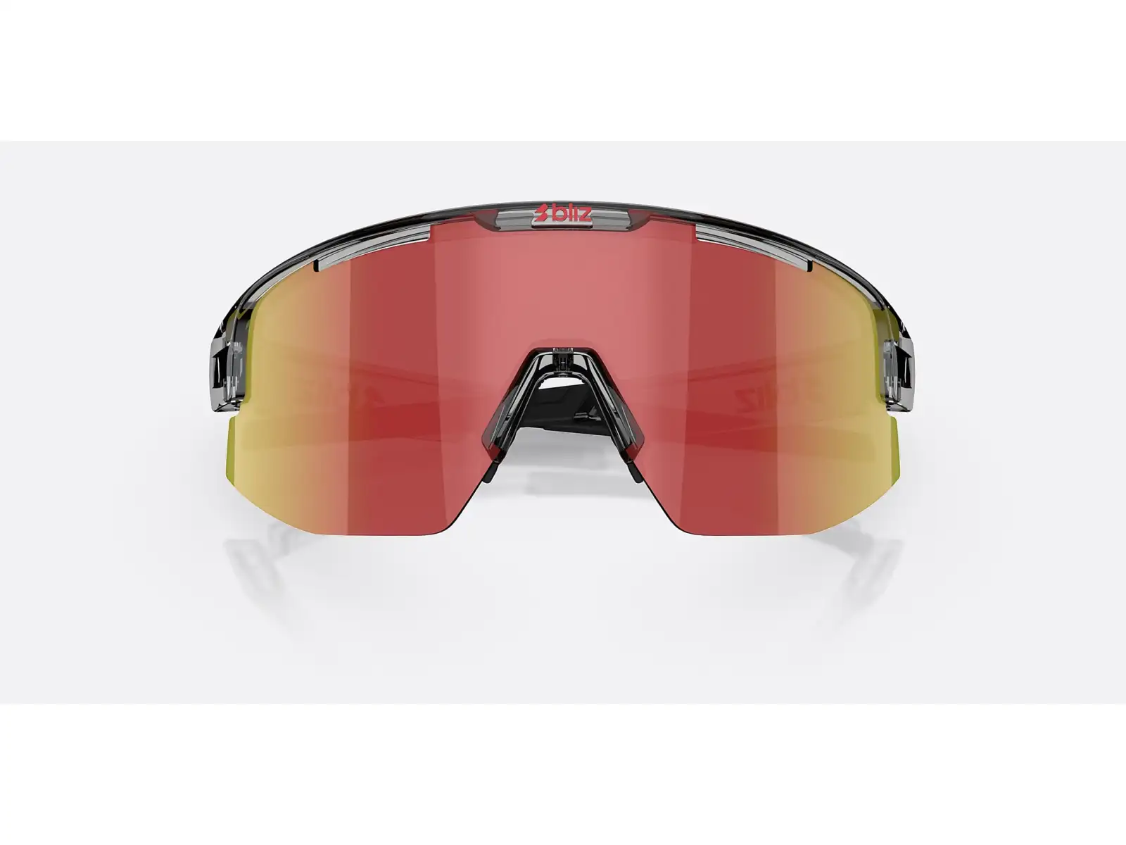 Bliz Matrix okulary przeciwsłoneczne Transparent Dark Grey/Brow Red Multi