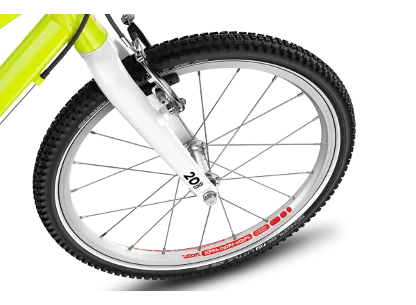 Woom GO 4 rower dziecięcy neon lime