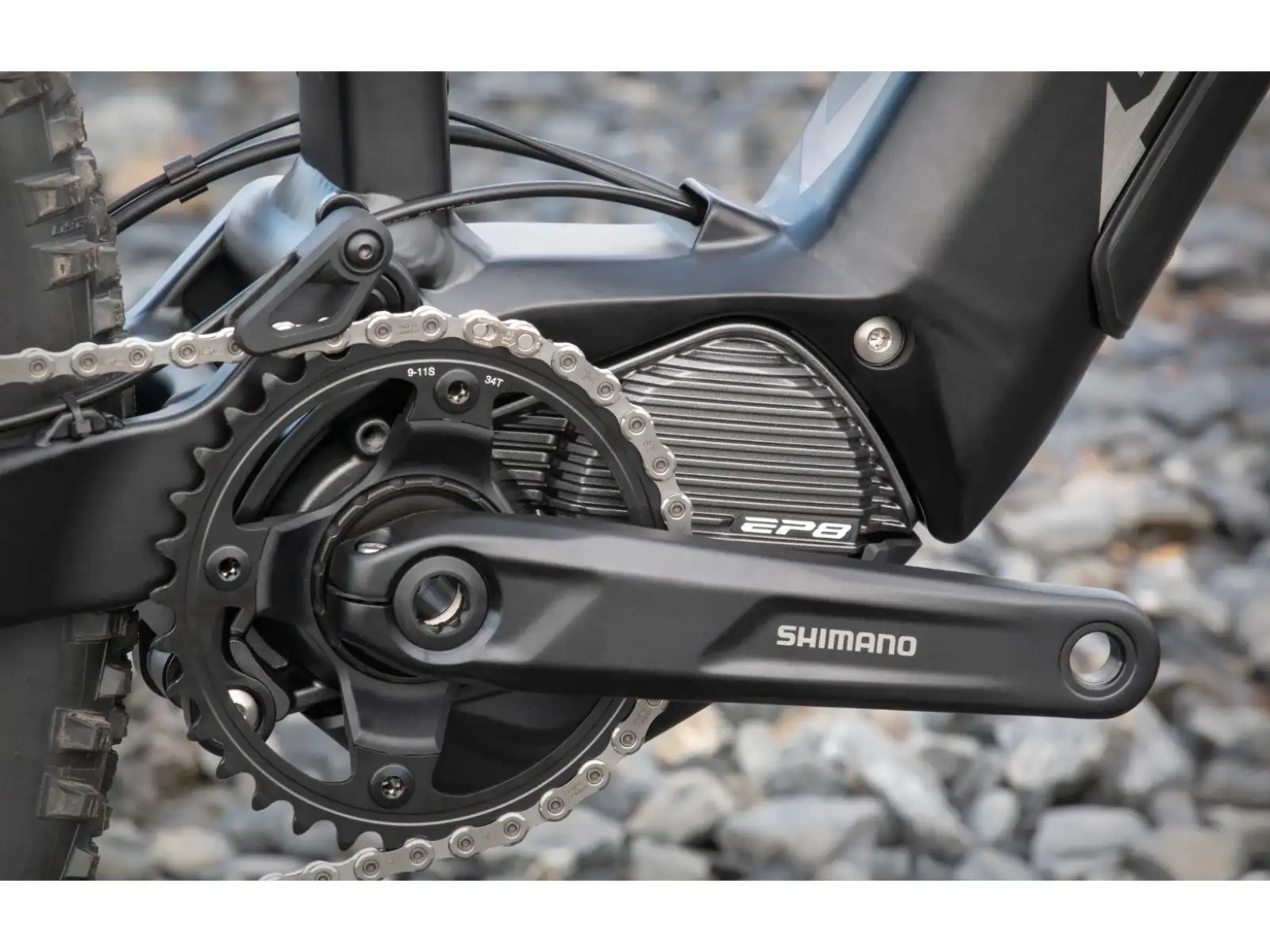 Superior eXF 8089 rower elektryczny z pełnym zawieszeniem Matte Black/Chrome Silver