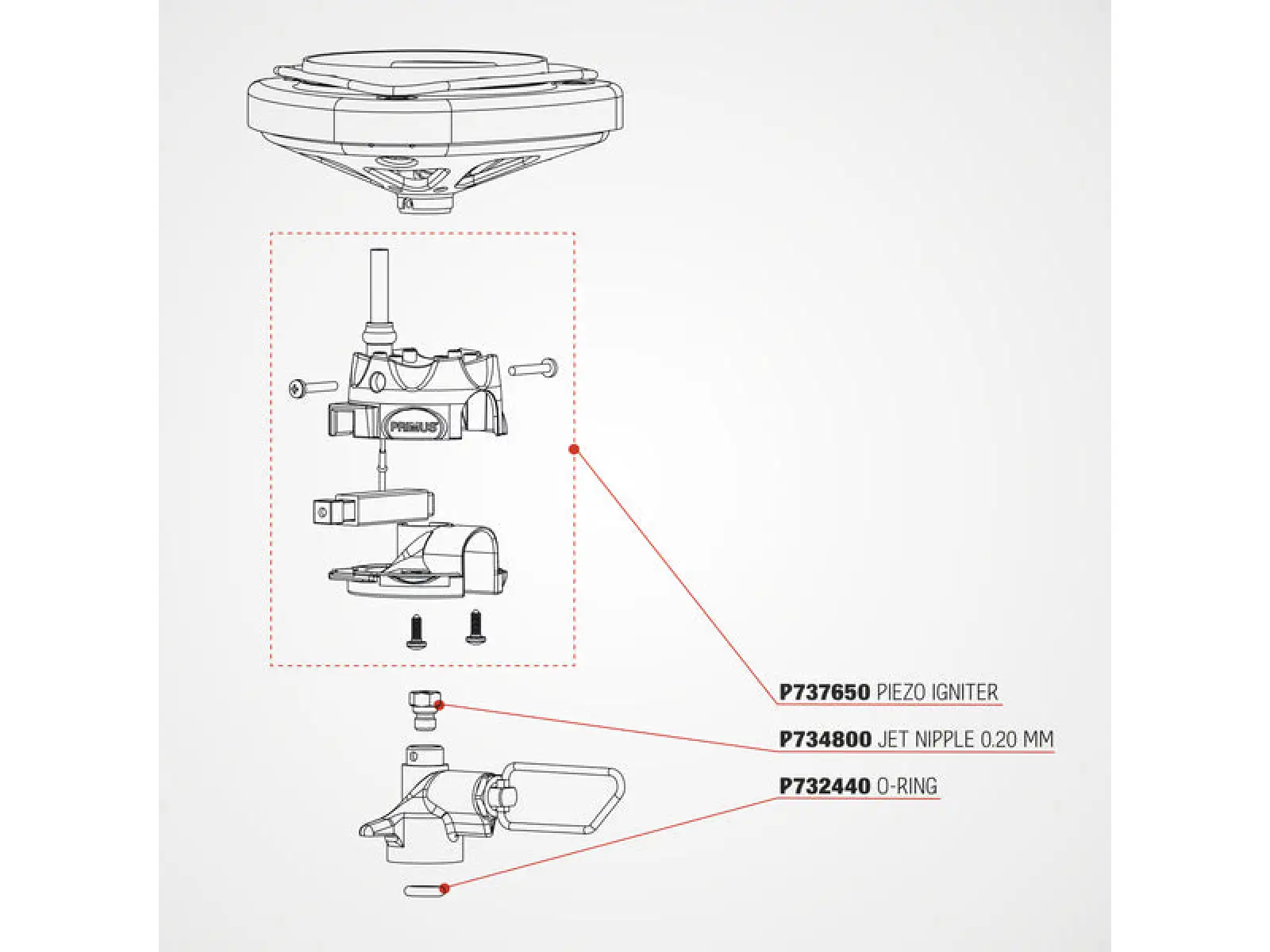 Primus Lite Stove System kuchenka kempingowa