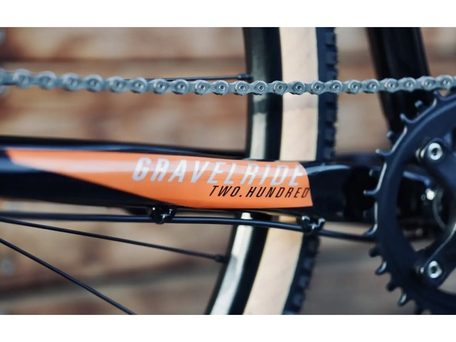 Rock Machine Gravelride 200 gravel rower Gloss Black/Brick Orange/Silver