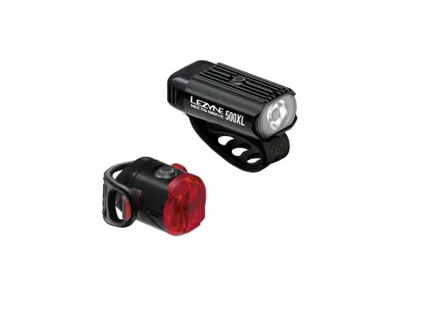 Lezyne Hecto Drive 500XL / Femto USB-C zestaw świateł Black
