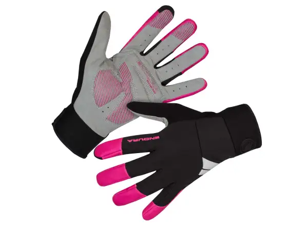 Endura Windchill damskie rękawice Hi-viz red