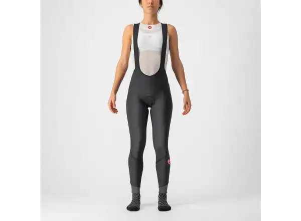 Castelli Velocissima DT Bibtight damskie spodnie Black/Black Reflex