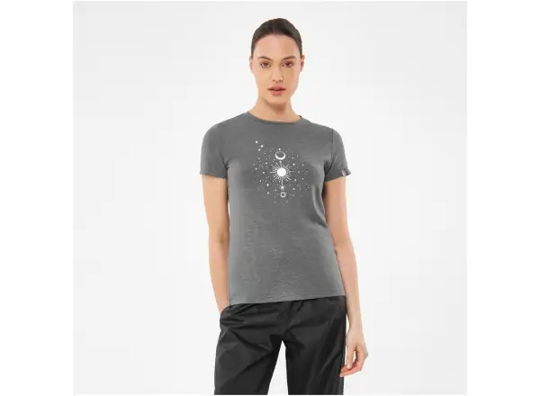 Viking Lako damska koszulka krótki rękaw grey/white