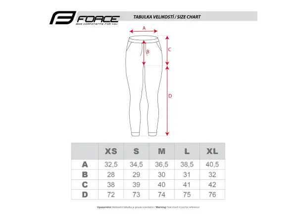 Force Comfy Lady damskie spodnie dresowe czarna