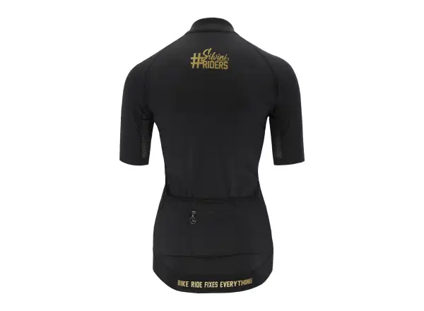 Silvini Mottolina damski dres krótki rękaw Black/Gold