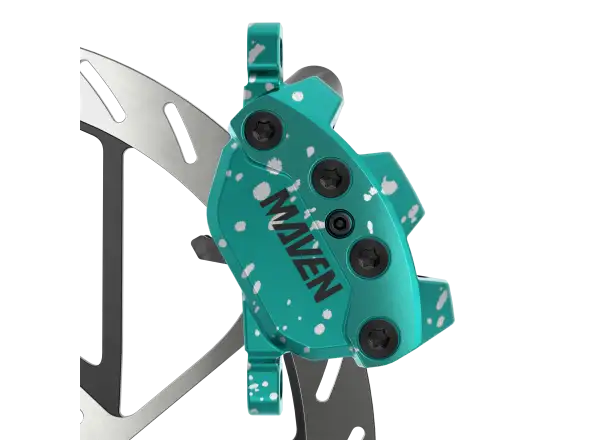 Sram Maven Ultimate Stealth Teal Splatter Expert Kit zestaw hamulców tarczowych