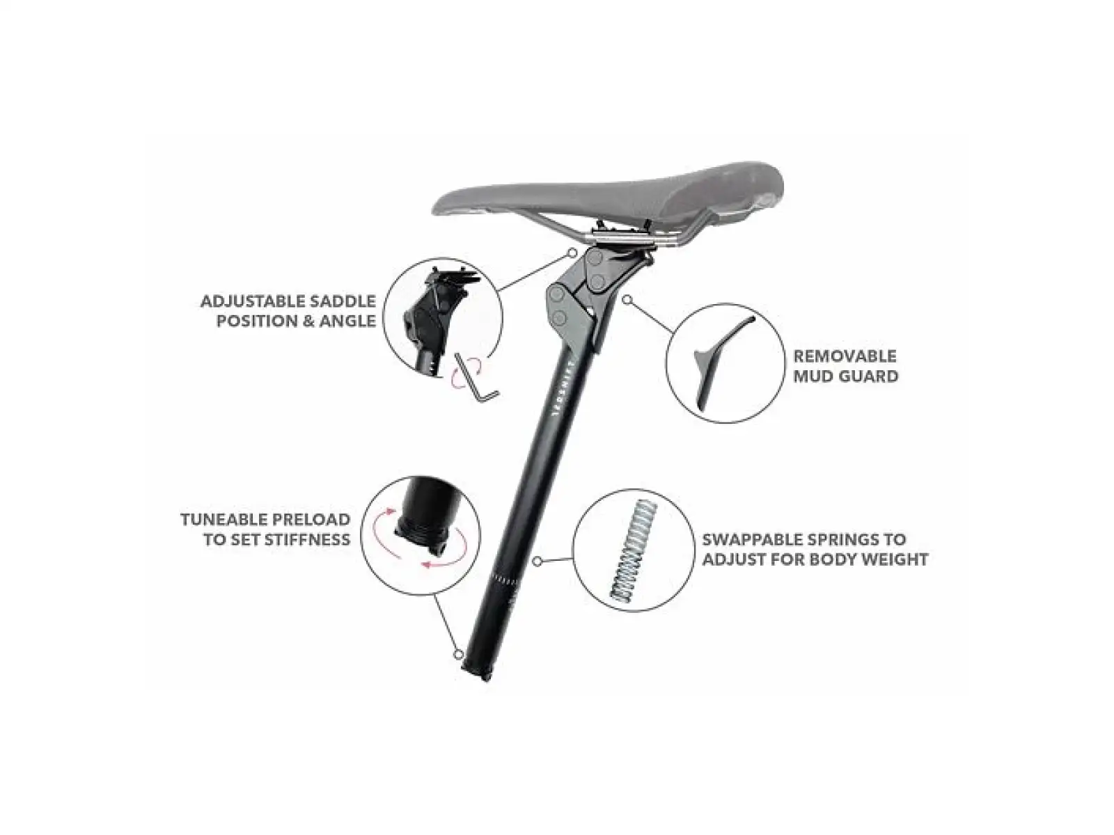 Redshift sztyca ShockStop Suspension 27.2x350mm