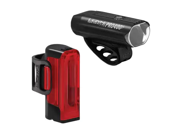 Lezyne Hecto Pro StVZO 400+ Strip+ przednie i tylne światło