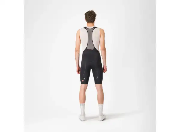 Castelli Free Aero Race męskie spodenki z wkładką i szelkami Black