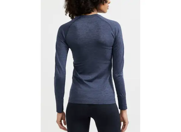 Craft Core Dry Active Comfort damska koszulka długi rękaw ciemnoniebieska