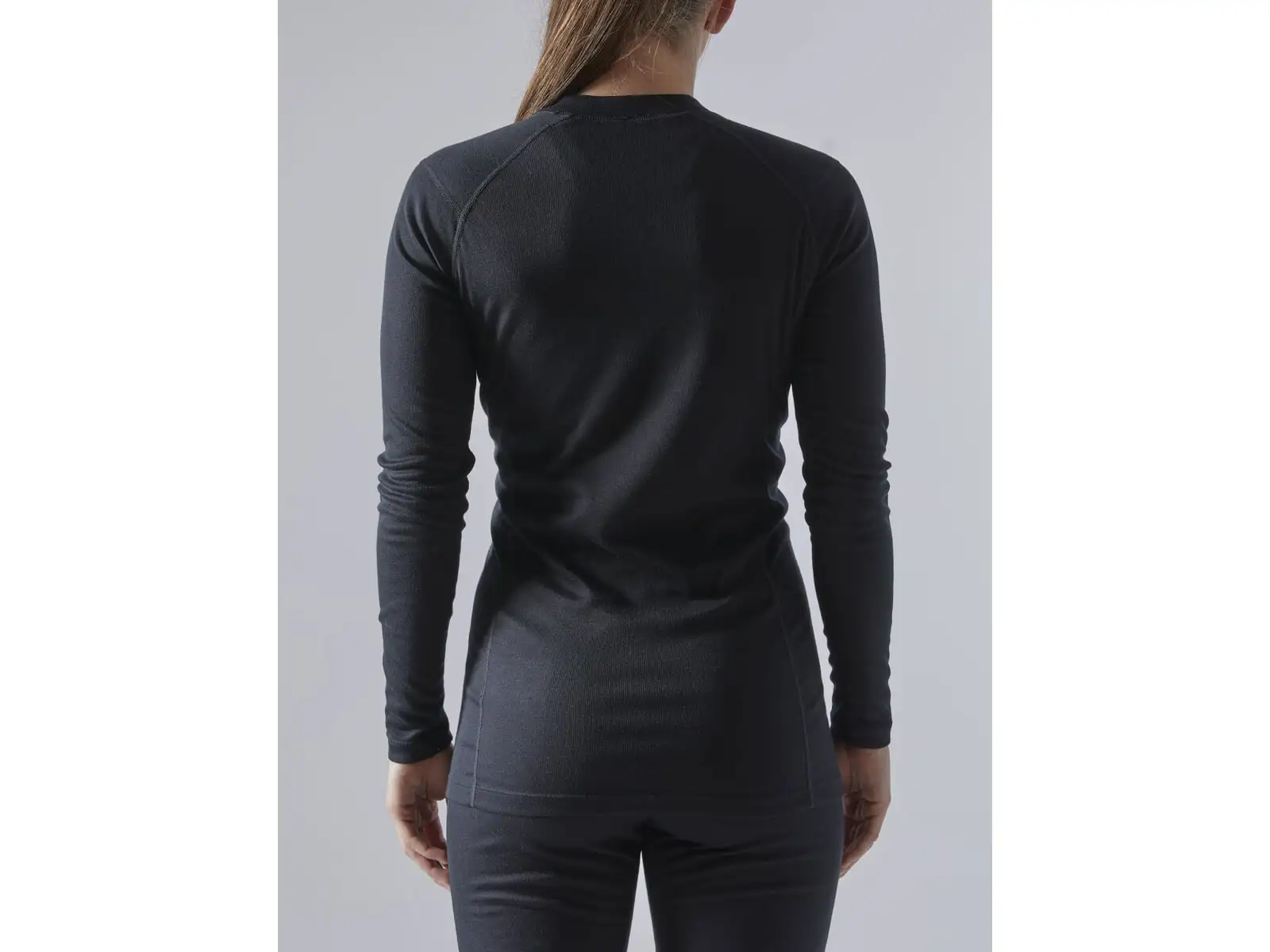 Craft Core Warm Baselayer damski zestaw koszulka długi rękaw+spodnie czarna