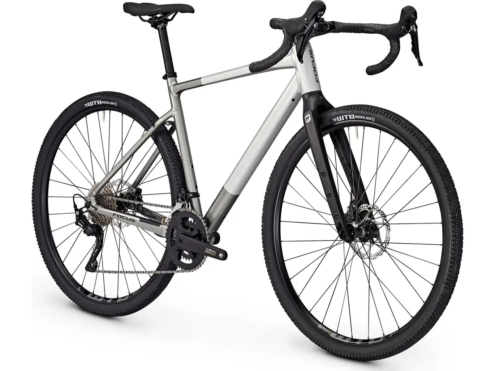 Focus Atlas 6.7 DI rower gravelowy Nepalsilver Glossy/Steelgrey Glossy