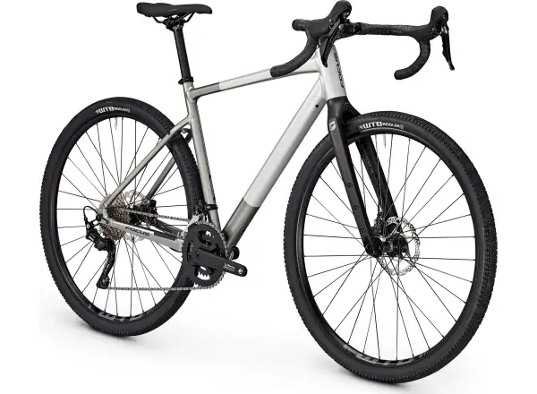 Focus Atlas 6.7 DI rower gravelowy Nepalsilver Glossy/Steelgrey Glossy