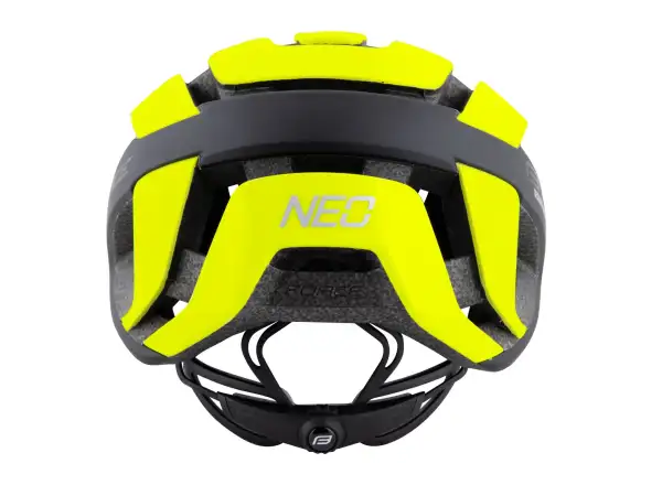 Force Neo kask rowerowy fluo/czarny