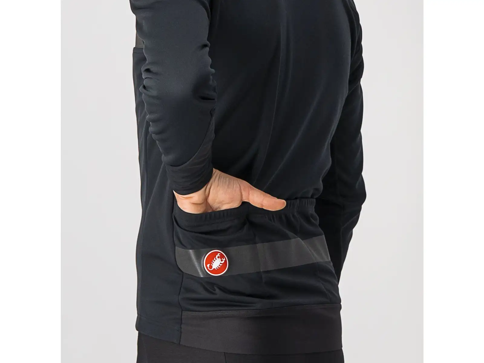Castelli Raddoppia 3 męska kurtka Light Black/Black Reflex