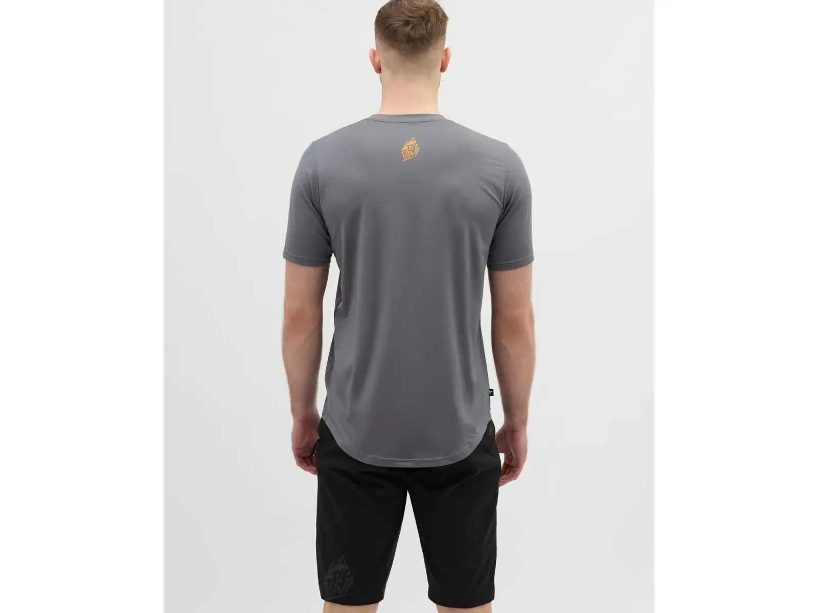 Silvini Denno męski luźny jersey krótki rękaw Grey/Tiger