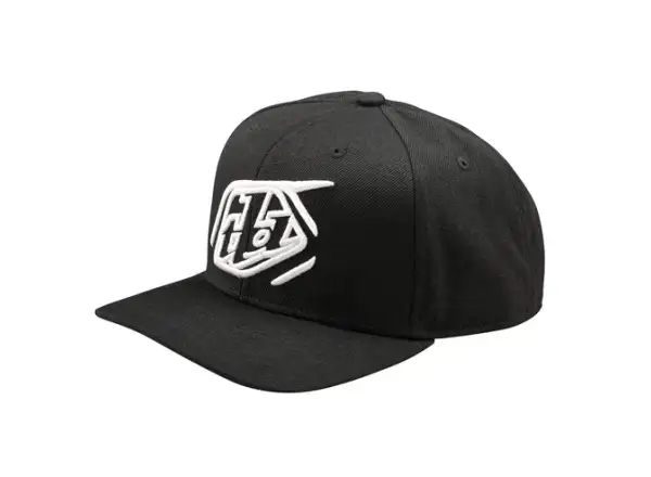Troy Lee Designs Flat Bill Snapback czapka Black