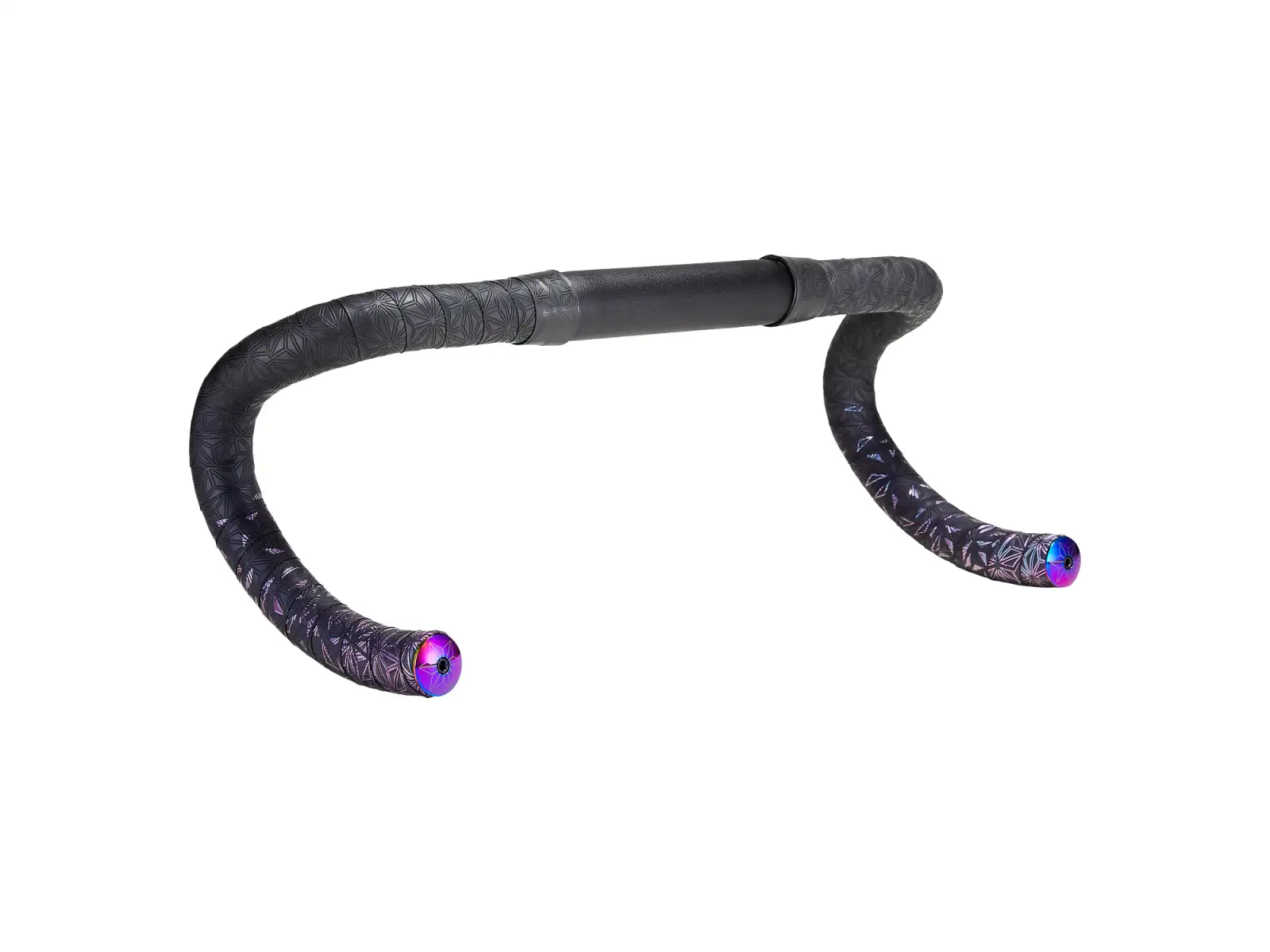 Supacaz Super Sticky Kush Star Fade owijki Oil Slick/Oil Slick zatyczki
