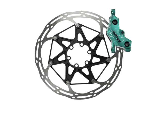 Sram Motive Ultimate Stealth Teal Splatter Expert Kit zestaw hamulców tarczowych