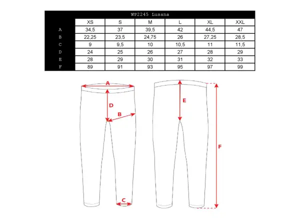 Silvini Lusana damskie legginsy Black