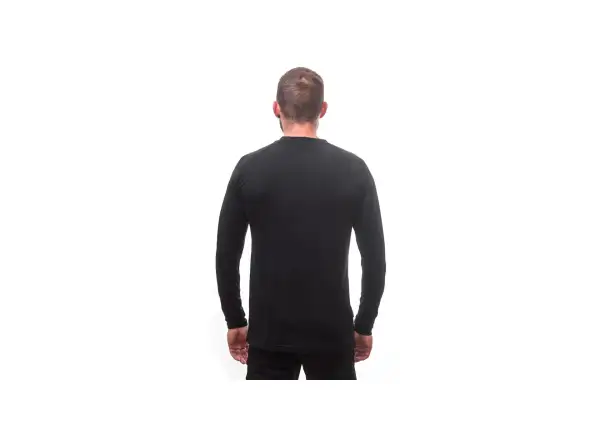 Sensor Merino Air PT Locate męska koszulka długi rękaw czarna