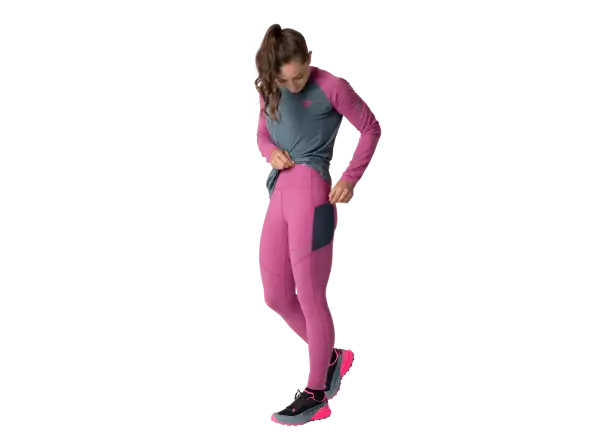 Dynafit Ultra damskie legginsy do biegania Magenta