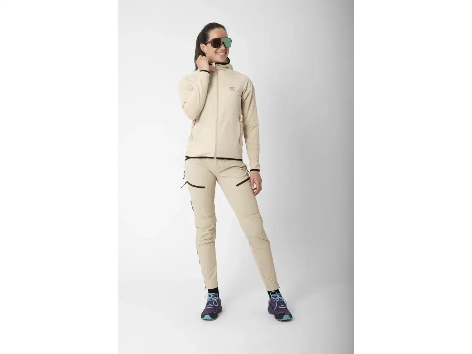 2117 of Sweden Trubo damska polarowa kurtka Beige