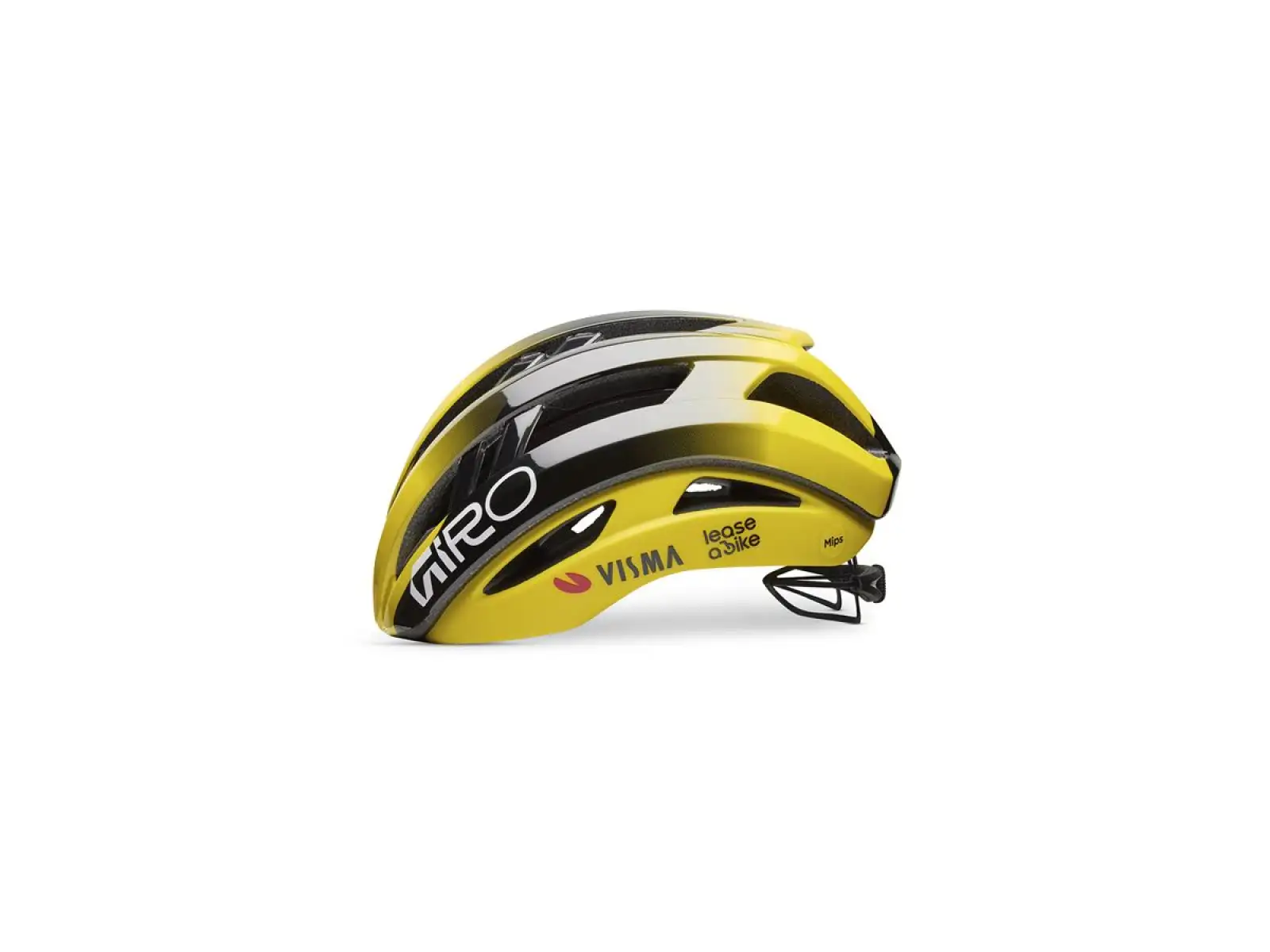 Giro Aries Spherical kask Mat Black/Yellow Visma