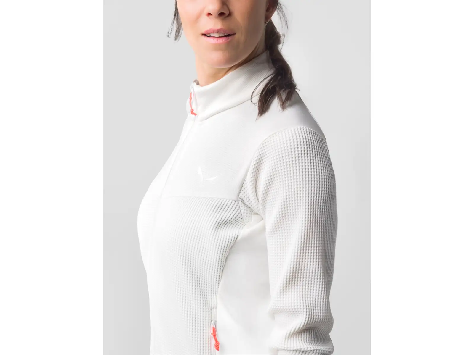 Salewa Puez Waffle HYB PL damska bluza White