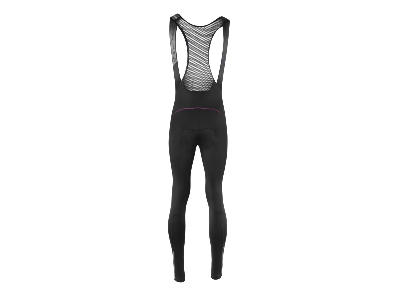 Force Reflex Line Lady damskie spodnie z szelkami i wkładką czarna