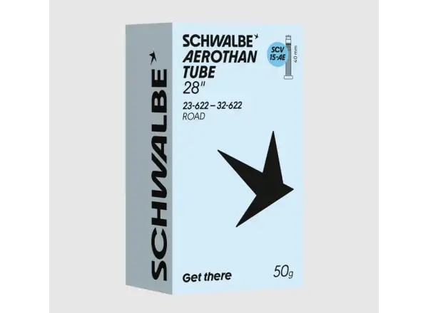 Schwalbe Aerothan 23-32/622 SCV15-AE, TPU szosowa dętka, wentyl Click Valve 40 mm