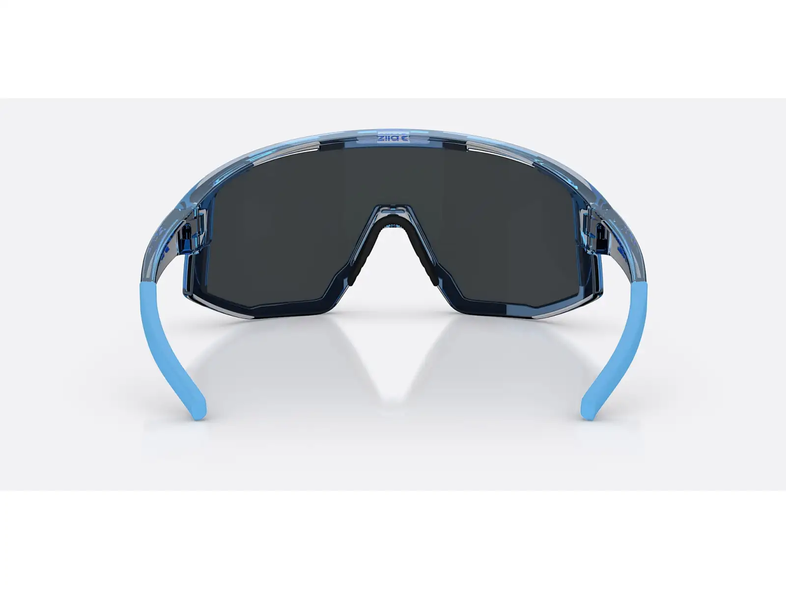 Bliz Fusion Small okulary przeciwsłoneczne Transparent Blue/Smoke Ice Blue Multi
