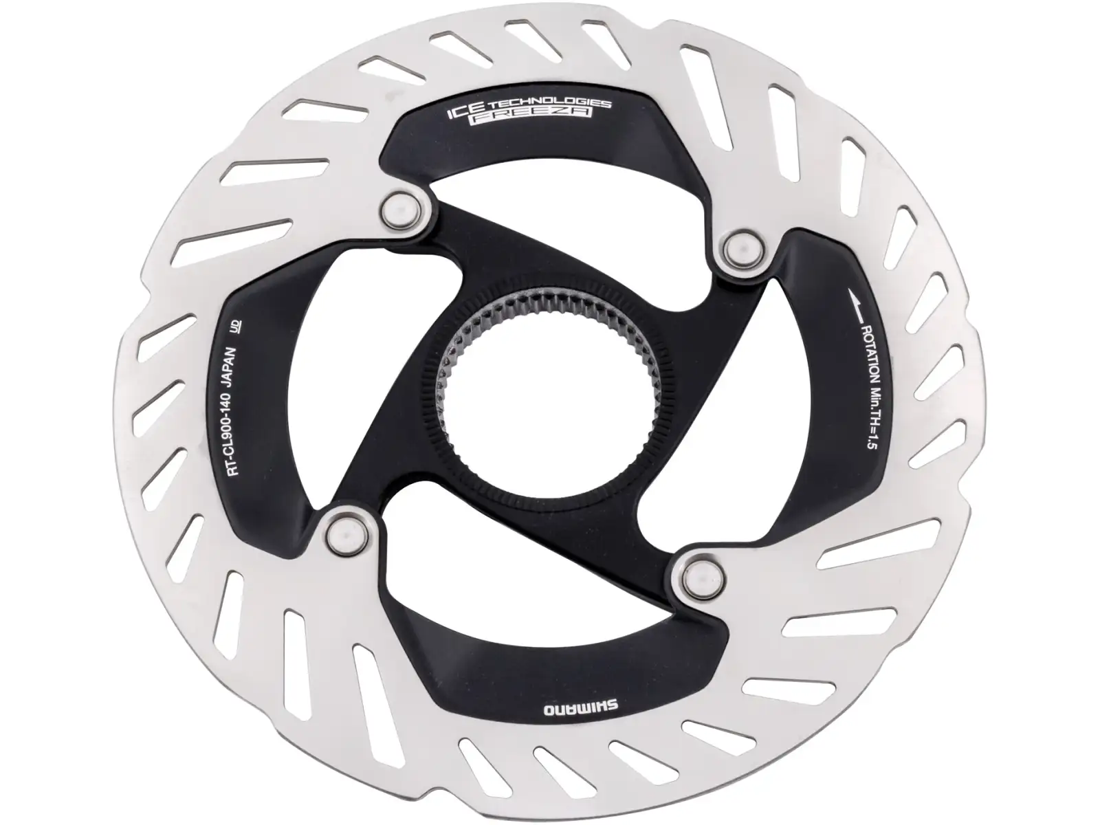 Shimano RT-CL900 tarcza hamulcowa 203 mm, center lock, Ice Tech, zewnętrzny lock ring