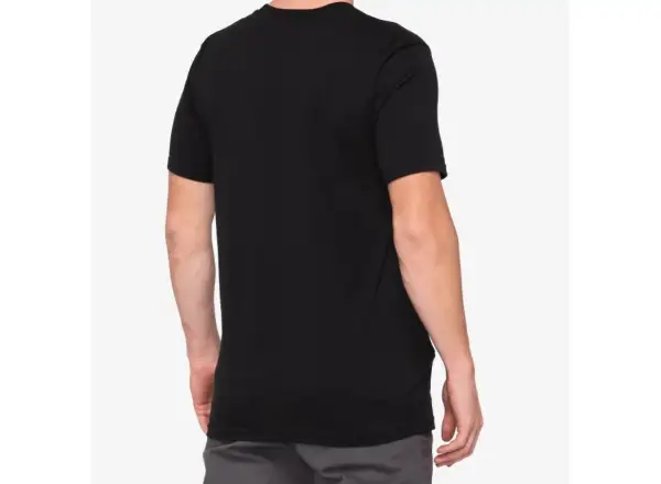 100% Icon męska koszulka krótki rękaw Black
