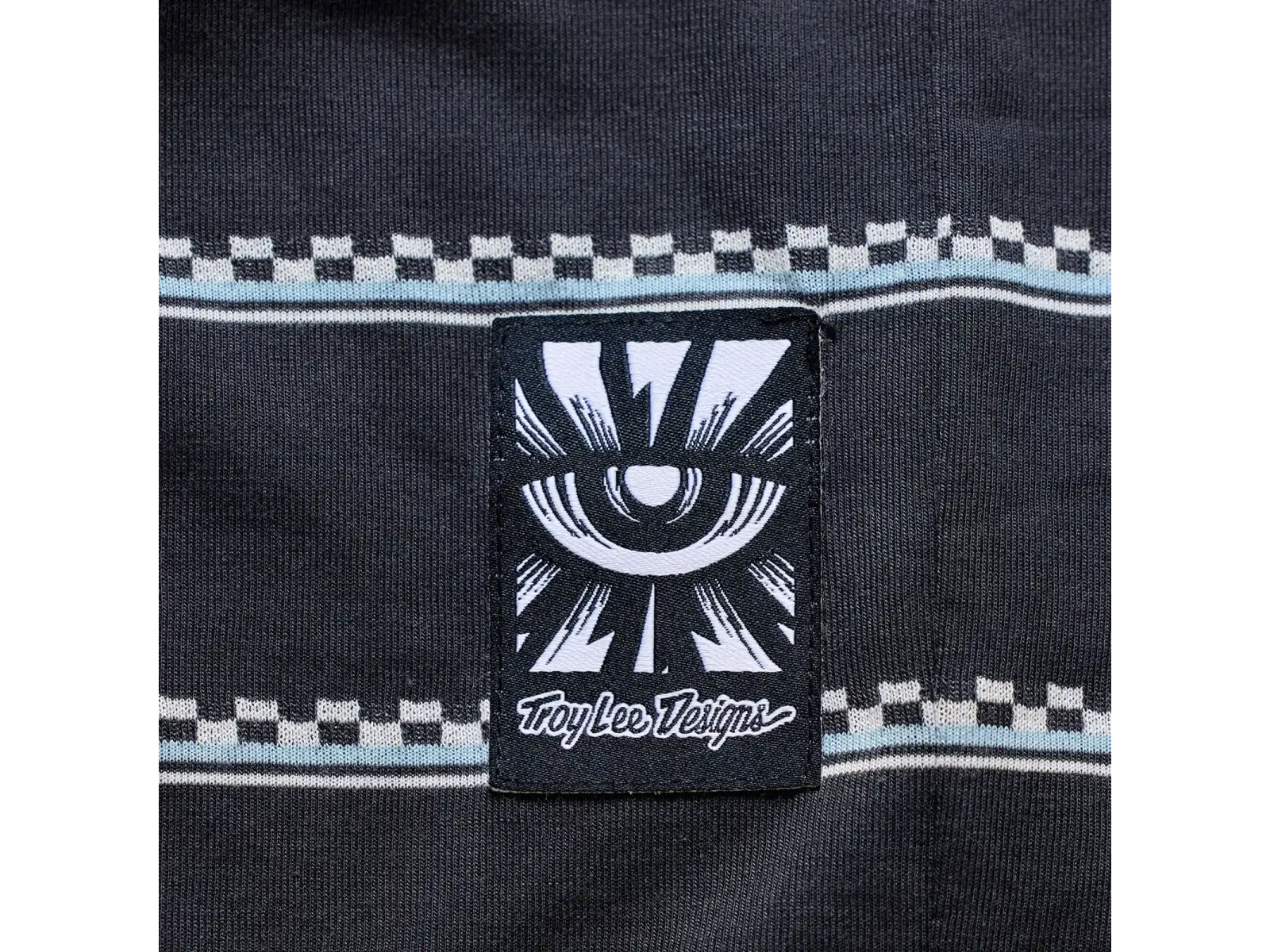 Troy Lee Designs Skyline Ride męska koszulka rowerowa z krótkim rękawem Checked Out Carbon