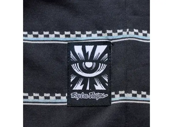 Troy Lee Designs Skyline Ride męska koszulka rowerowa z krótkim rękawem Checked Out Carbon
