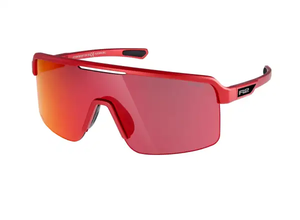R2 Boost okulary przeciwsłoneczne czerwony/różowy/czarnoczerwony chrom