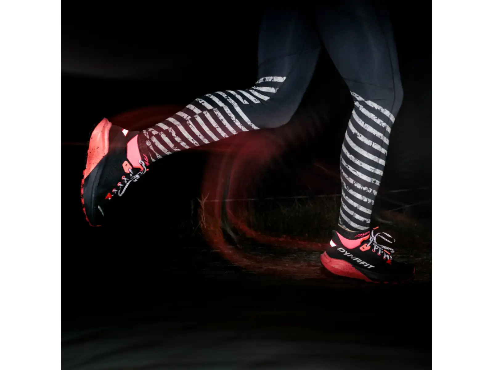 Dynafit Trail Reflective damskie legginsy Black Out