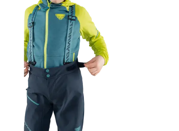 Dynafit Youngstar 3L dziecięce spodnie z szelkami Marine Blue
